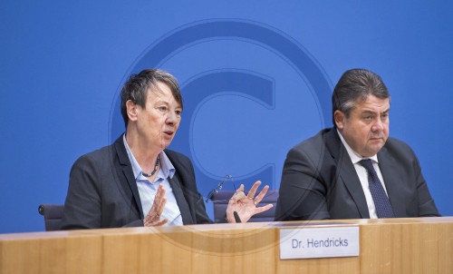 03.12.2014: BM Hendricks und Gabriel in der BPK