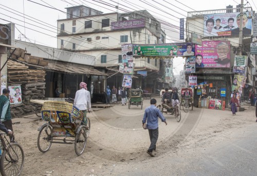 Strassenszene in Bangladesch
