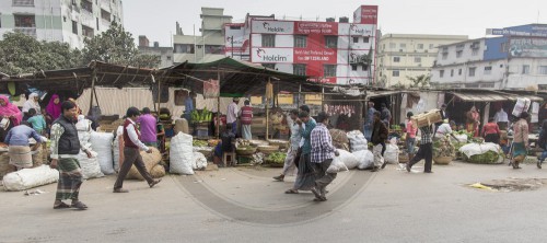Strassenszene in Bangladesch
