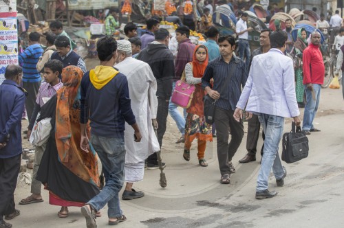 Strassenszene in Bangladesch