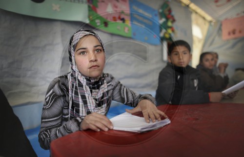 Schule fuer syrische Fluechtlinge im Libanon