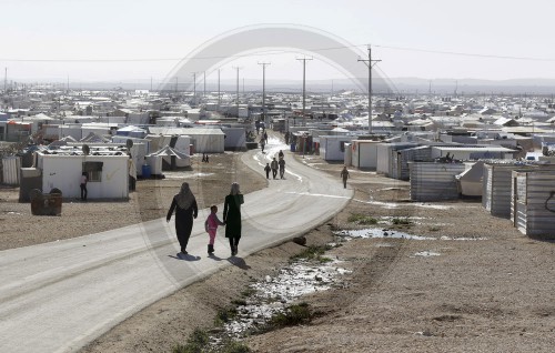 Fluechtlingslager Zaatari Base Camp