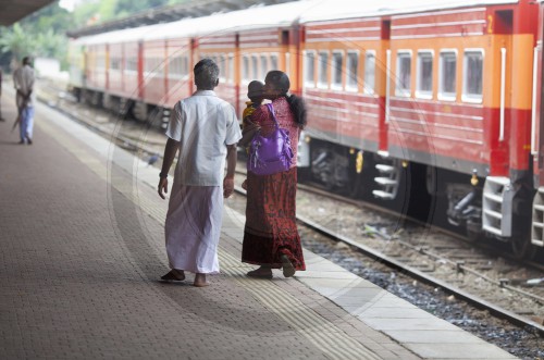 Bahnhof Kandy in Sri Lanka