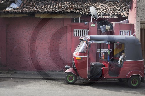 Tuktuk in den Strassen von Colombo