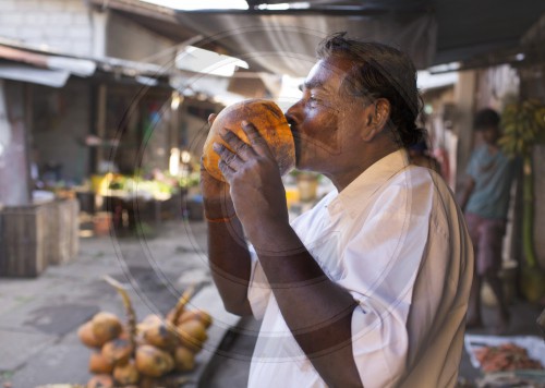 Marktszene in Sri Lanka