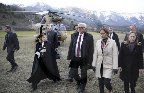 Steinmeier besucht Absturzstelle in Frankreich