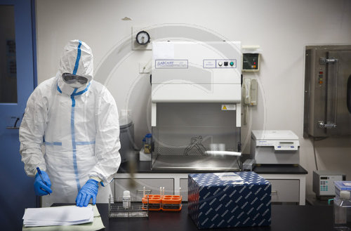 Labor zur Untersuchung von hochinfektioesen Proben zur Diagnostik von Covid-19, Ebola, Malaria, Dengue und anderen Tropenkrankheiten