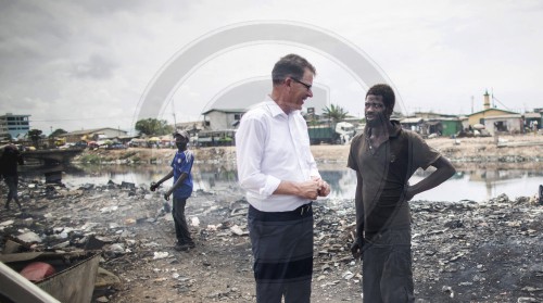 Reise von Bundesminister fuer Wirtschaftliche Zusammenarbeit Dr. Gerd Mueller und Bundesminister der Gesundheit Hermann Groehe nach Ghana und Liberia