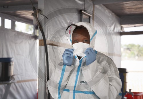 Temporaere Behandlungsstation zur Bekaempfung von Ebola