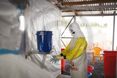 Temporaere Behandlungsstation zur Bekaempfung von Ebola