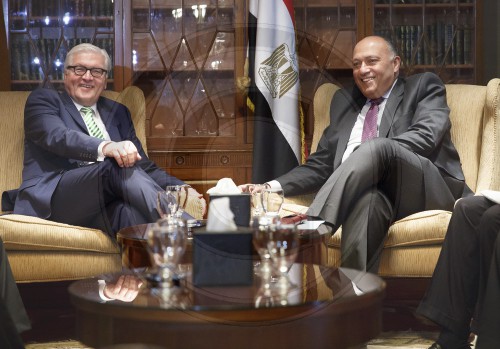 Treffen mit dem aegyptischen Aussenminister Sameh Shoukry