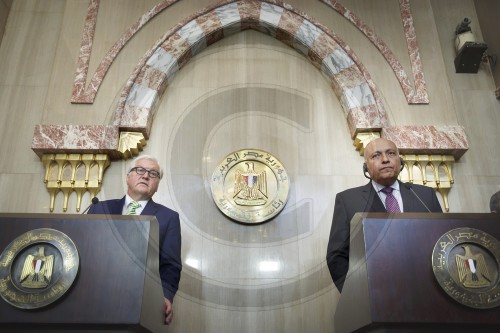 Pressekonferenz mit dem aegyptischen Aussenminister Sameh Shoukry