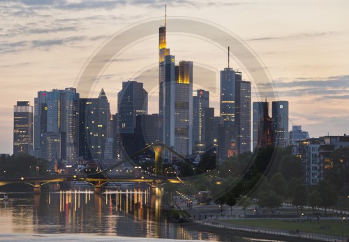 Skyline von Frankfurt