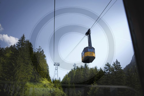Nebelhornbahn auf 2224 Meter,