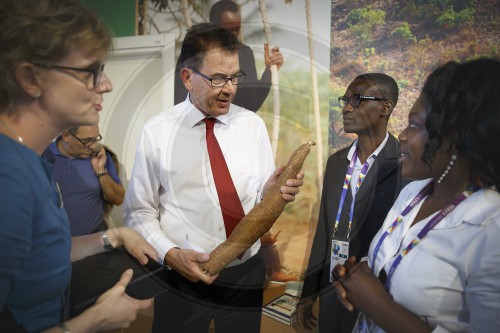 Bundesentwicklungsminister Gerd Mueller, CSU besucht die Expo in Mailand