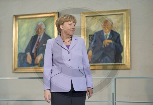 Angela Merkel im Rahmen