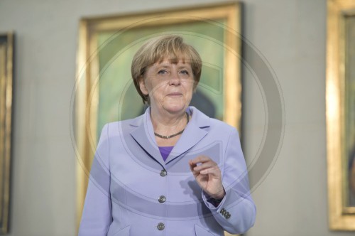 Angela Merkel im Rahmen