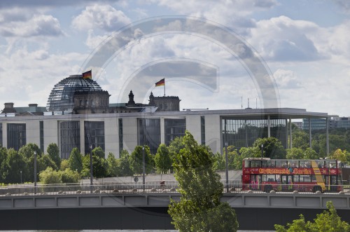 Blick ins Regierungsviertel