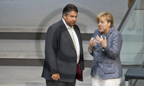 Anglea Merkel + Sigmar Gabriel