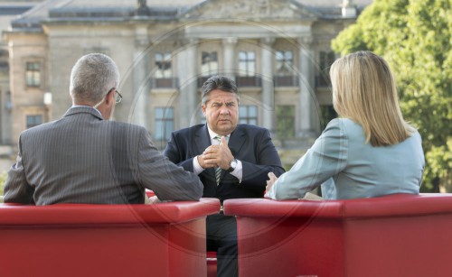 Gabriel beim ARD Sommerinterview
