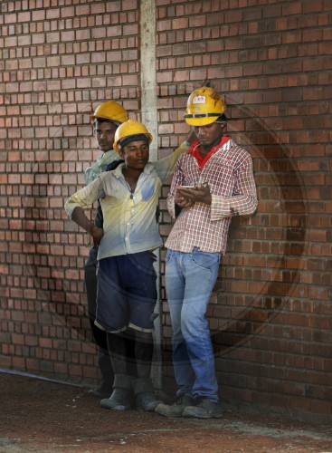 Bauarbeiter in Sri Lanka