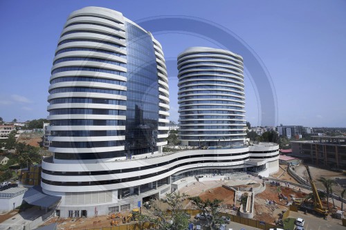 Baustelle in Maputo