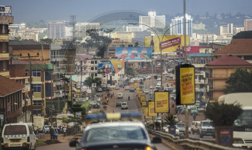 Stadtansicht von Kampala