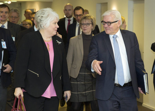 BM Steinmeier in Bruessel