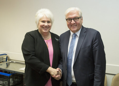 BM Steinmeier in Bruessel