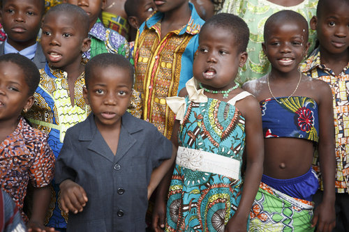 Kinder in einem SOS Kinderdorf