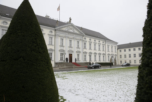 Empfang fuer das diplomatische Korps im Schloss Bellevue