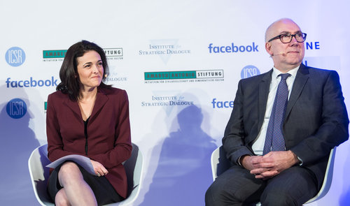 Sheryl Sandberg und Gerd Billen