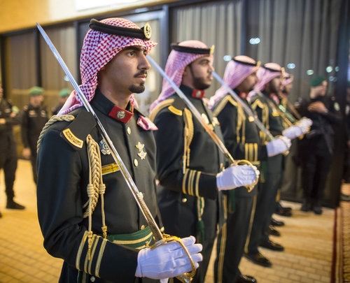 Soldaten in Saudi Arabien