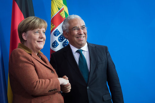 Angela Merkel trifft Antonio Costa