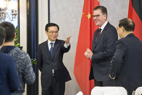 BM Mueller trifft Handelsminister von China