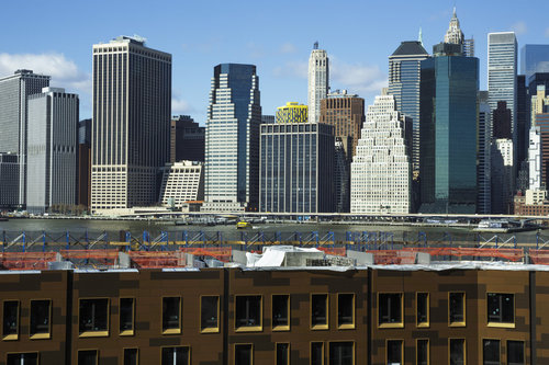 Skyline von Lower Manhattan in New York