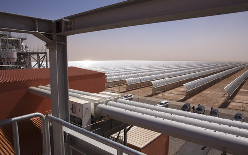 Groesstes Solarkraftwerk der Welt in Marokko