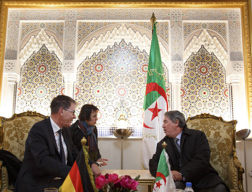 Bundesentwicklungsminister Gerd Mueller, CSU, besucht Algerien