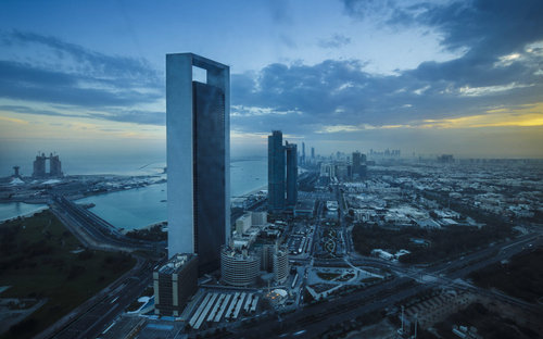 Stadtansicht von Abu Dhabi