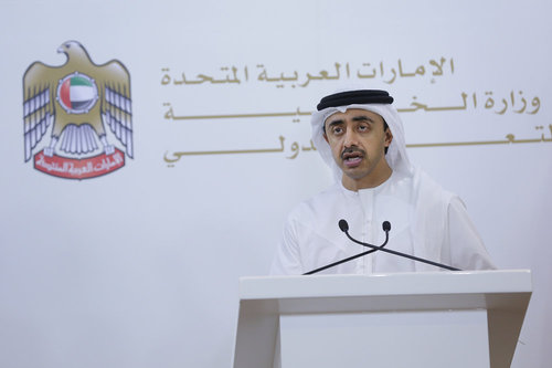 Scheich Abdullah bin Zayed Al Nahyan