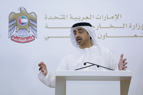 Scheich Abdullah bin Zayed Al Nahyan