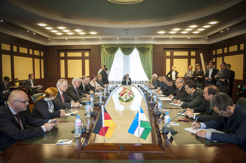 Frank-Walter Steinmeier in Usbekistan