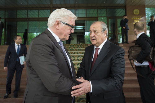 Frank-Walter Steinmeier in Usbekistan