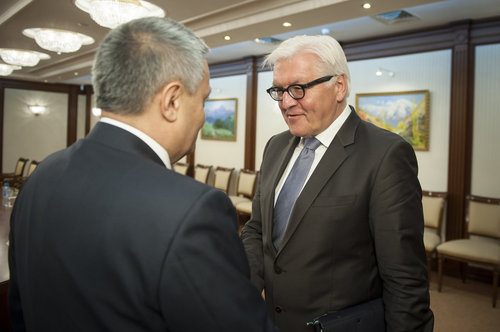 Frank-Walter Steinmeier in Usbekistan