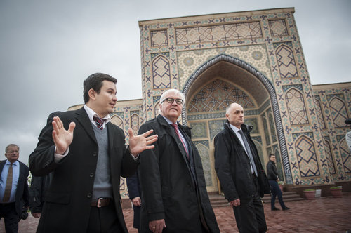 Frank-Walter Steinmeier in Usbekistan