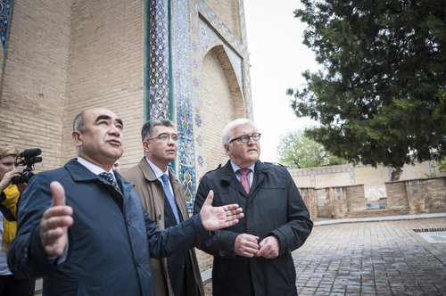 Frank-Walter Steinmeier in Usbekistan