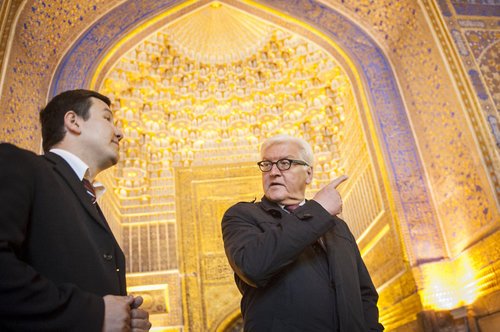 Frank-Walter Steinmeier in Usbekistan