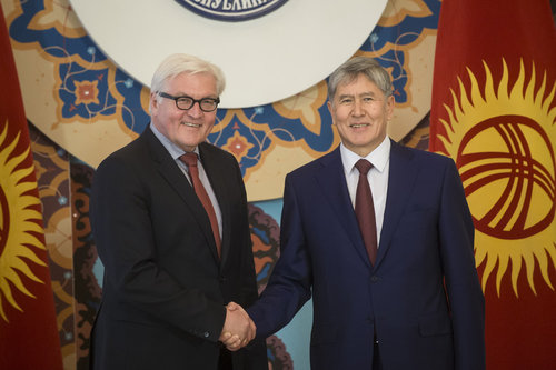 Frank-Walter Steinmeier in Kirgisistan
