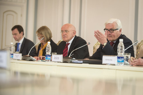 Frank-Walter Steinmeier in Kirgisistan