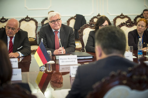 Frank-Walter Steinmeier in Kirgisistan